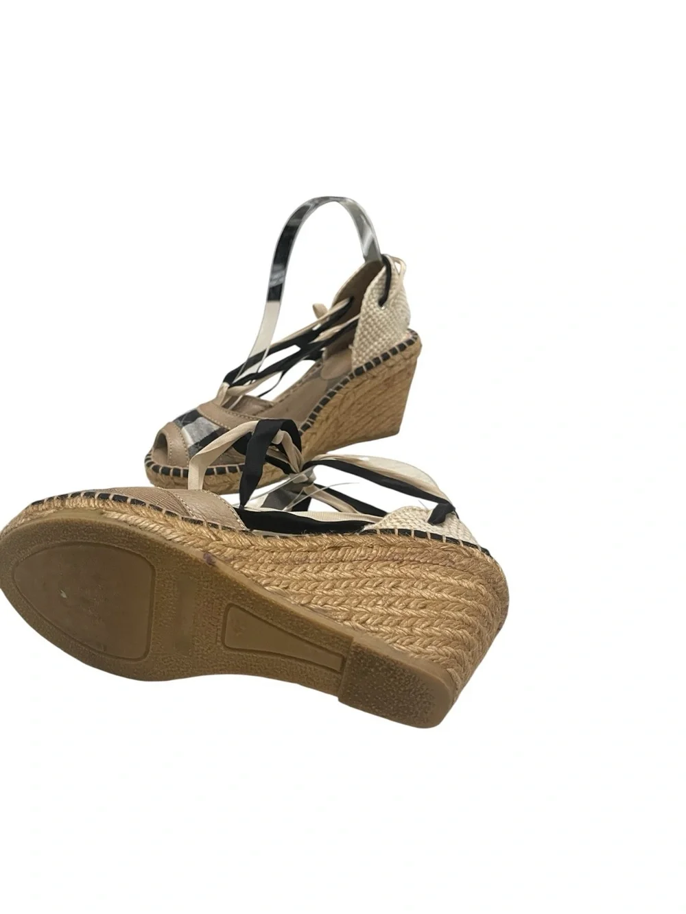 Burberry Check Espadrille Wedges EU 37 /UK 4 / US 7